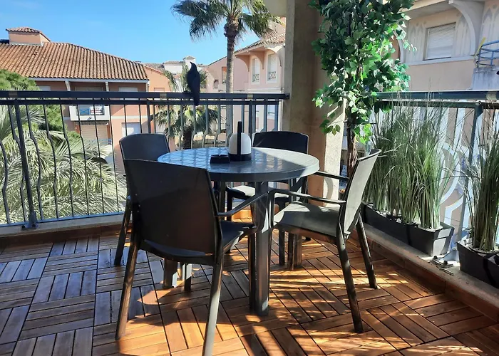 Coeur Marina Climatise Terrasse Parking شقة *