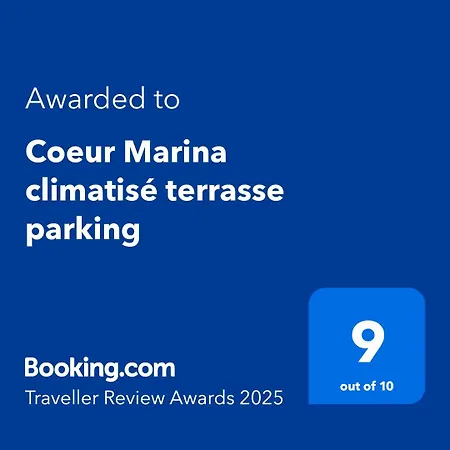 דירה Coeur Marina Climatise Terrasse Parking